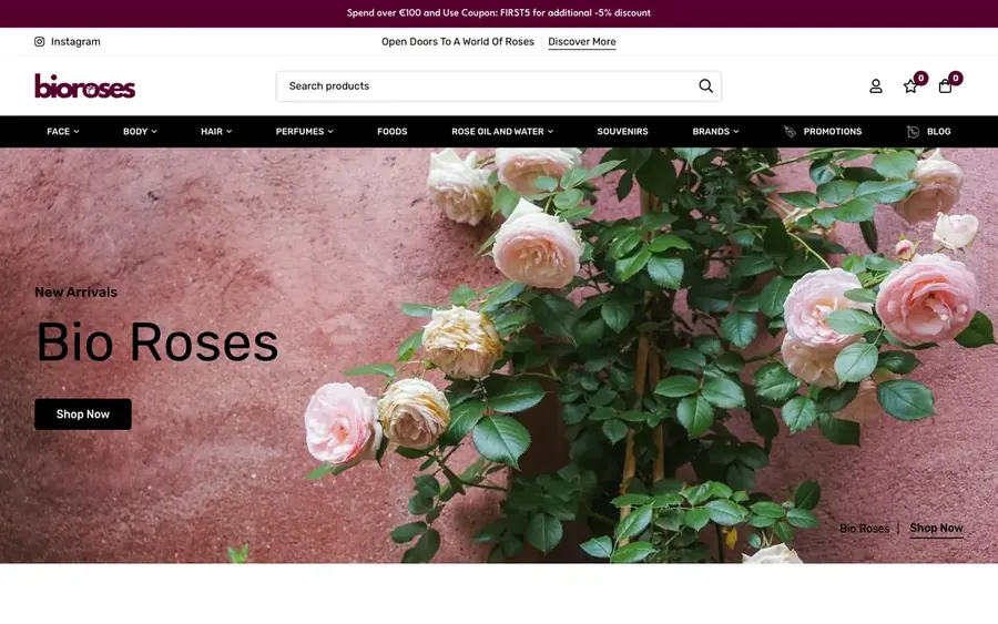 Bio Roses — Продукти от роза